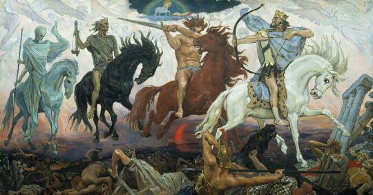 Der Reiter auf dem schwarzen Pferd