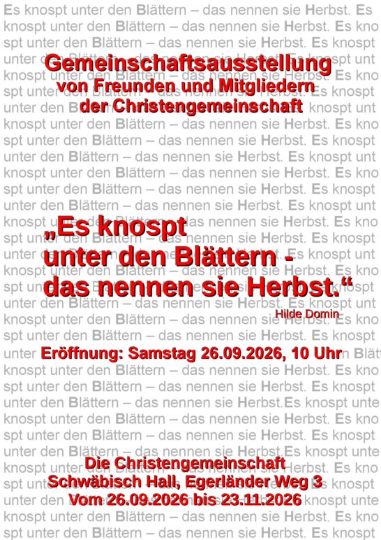Ausstellungseröffnung
