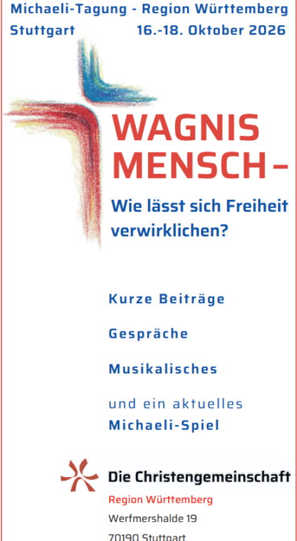 „Das Wagnis Mensch – wie lässt sich Freiheit verwirklichen?“