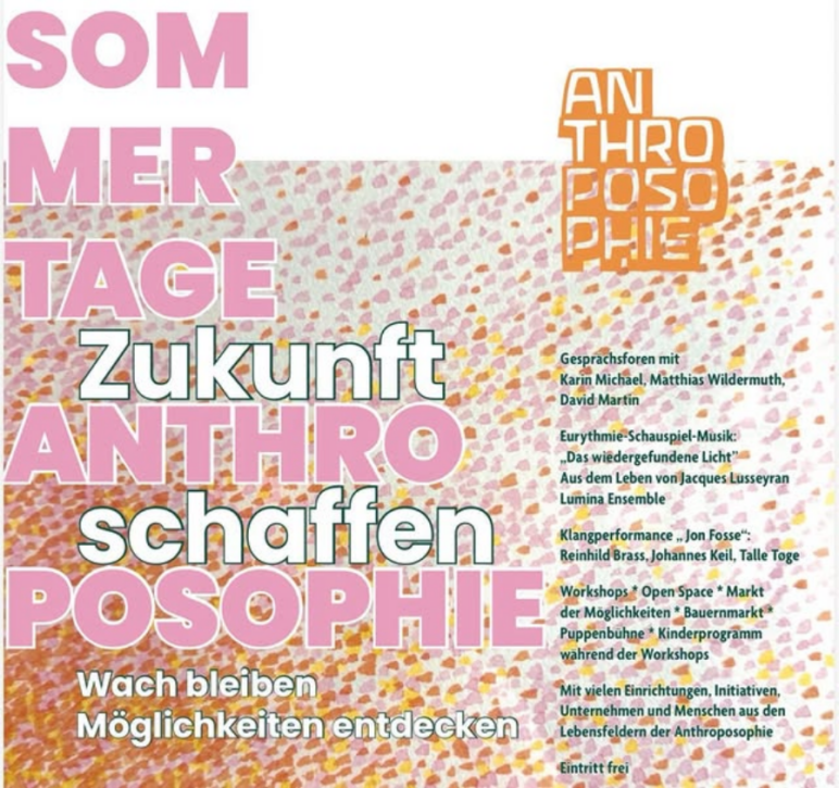 Sommertage Anthroposophie 2026