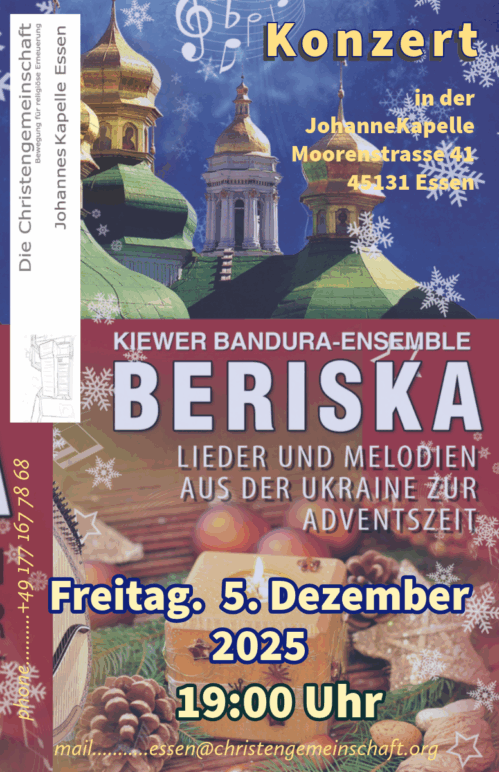„BERISKA- Lieder und Melodien aus der Ukraine zur Adventszeit“