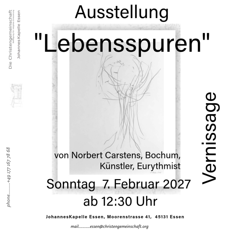 Ausstellung „Lebensspuren“