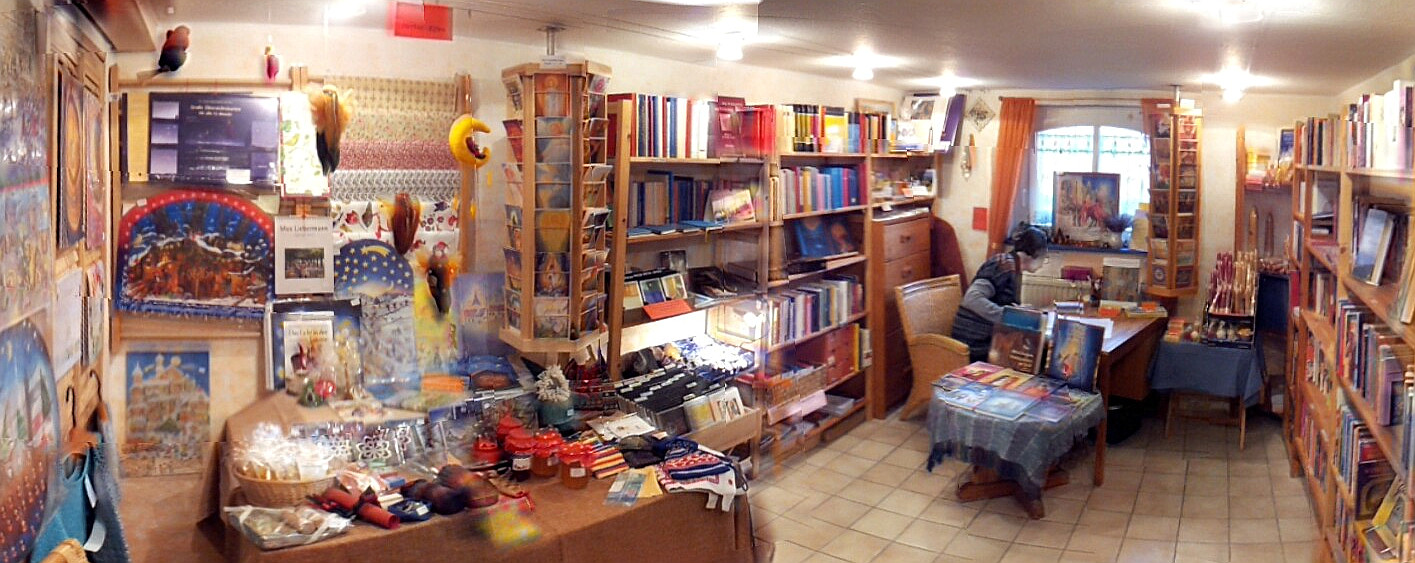 Blick in die Bücherstube