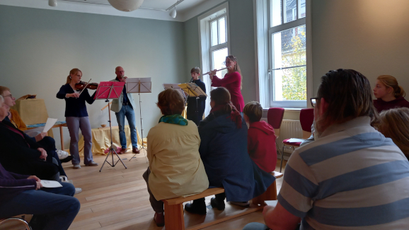 musikalische Begrüßung