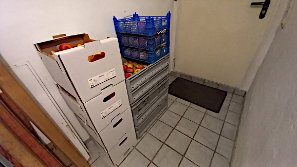 Die meisten Äpfel wurden versaftet